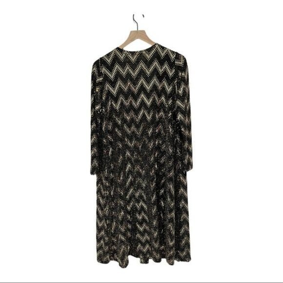 Lularoe Evening Party Sequin Open Long Cardigan Size S - Picture 3 of 10